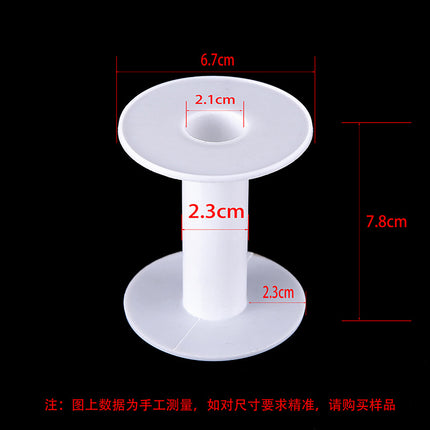 Manufacturer Supplies Plastic Reel Winding Shaft, Round Line Reel, I-Shaped Wheel, Large Quantity Discount, Plastic Fishing Reel Wholesale