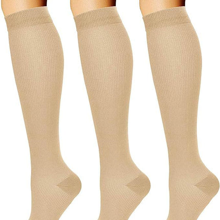 3 pairs of series cross-border sports compression socks stockings calf socks compression socks jump rope elastic socks riding socks