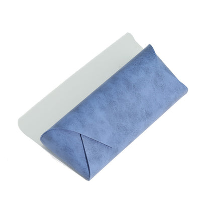 High-grade handmade glasses box leather myopia glasses bag fashion glasses box tide support set logo system manufacturers straight hair