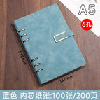 A5u buckle loose leaf-lake blue