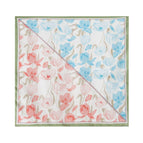 Fhz25-9798-1 pink and blue flower picture / 65*65