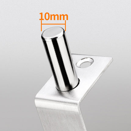 Wooden door ground bolt stainless steel up and down concealed old-fashioned door bolt door security door mother door world ground bolt lock