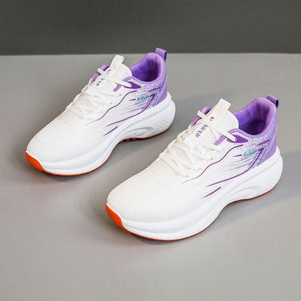 K2515 new breathable board shoes 2025 spring and summer thick-soled increased wear-resistant gradient casual college board shoes