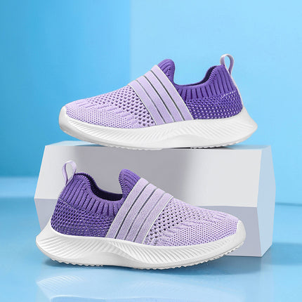 Boys Shoes Children's Sneakers Summer Single Mesh 24 New Breathable Mesh Shoes Single Mesh Slip-on Mesh Shoes for Girls