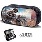 Waterproof, scratch-proof, non-fading, large-capacity three-layer pencil case / B44366