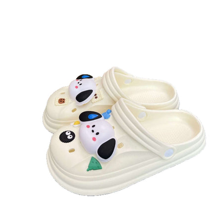 Internet Celebrous Explosive Handdog Cave Shoes Women's New Summer Beach Super Soft Thick Bottom Heightened Slippers for Outer Wear