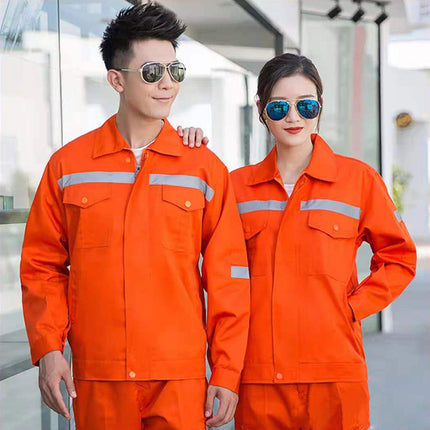 Spring, Autumn and Winter Sanitation Work Clothes Suit, Cotton-Padded Clothes, Reflective Clothes, Cleaning Road Maintenance Workers' Work Clothes, Cotton-Padded Jackets, Labor Protection Clothes