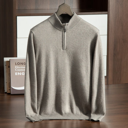 Cashmere Half Turtleneck Sweater Men / Pull Col Roulé Cachemire Homme