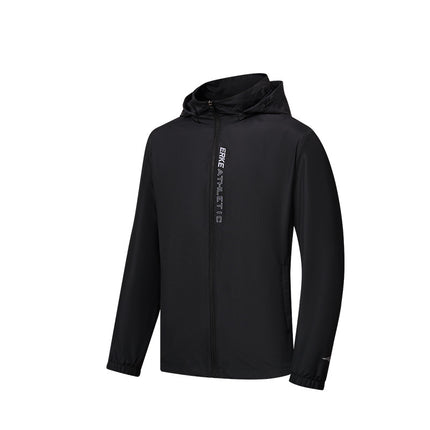 Hongxingerke Water-repellent Jacket Men's Spring and Autumn Windproof Sportswear Detachable Hooded Jacket Men's Top