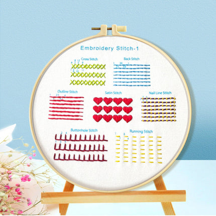 Mona Lisa Royal Embroidery Cross Stitch Techniques Collection: Simple and Easy-To-Learn Embroidery Methods, Complete with Four Types of Embroidery Techniques