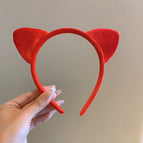 Red Cat ear headband (EL1058)