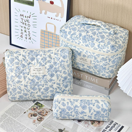 Large-Capacity Partitioned Makeup Bag, High-End Portable Storage Bag, Wholesale in Stock, Exclusively for Cross-Border Sales, Supports Labeling and Dropshipping