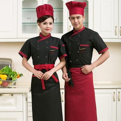 Chef's Clothes Long-sleeved Short-sleeved Hotel Work Clothes Men's and Women's Autumn and Winter Clothes Hotel Kitchen Kitchen Kitchen Catering Clothing Fixture Available