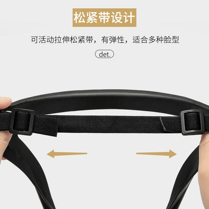 Cross-Border Children's Full-Face Protection New Style Girls' Plastic Spherical Face Shield Round Goggles to Protect Boys' Glasses