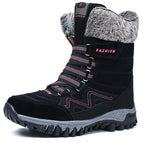Snow boots 9961 black rose red / 35