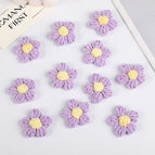 Brooch puff flower purple / High quality thickening 20-36