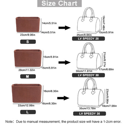 Cross-border applicable LV Speedy25 30 35 pillow bag liner support shaped storage bag liner bag