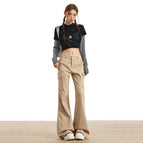 Khaki - long pants / XS