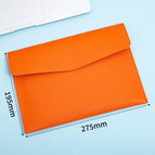 A5 double layer composite/file bag/orange