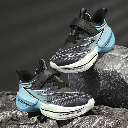 Elementary School Students, Junior High School Students, Physical Education Class Running Shoes, Sports Shoes, Casual and Versatile Summer New Trendy Mesh Shoes Velcro