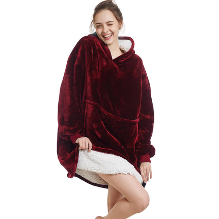 Amazon Hot Selling Autumn and Winter Flannel Double Layer Pajamas fleece-lined Warm Long Sleeve plus size Pet Bag Home Clothes