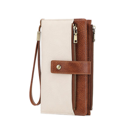 Cross-Border New Rfid Anti-Magnetic Women's Wallet with Multiple Card Slots 70% off Long Wallet European and American Retro Fashion Clutch Bag