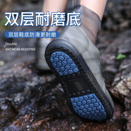 Rain Shoe Covers Waterproof, Non-Slip, Thickeneded and Wear-Resistant Silicone Shoe Covers for Men, Snowproof Foot Covers for Rainy Days, Rain Boots, Kidsren's Water Shoes for Women