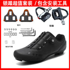 T27 black road shoes + pedal cleats / 36