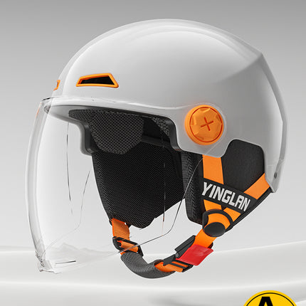 [Aerozen1.0 Helmet] Women's Electric Bike Helmet with 3C Certification, Men's Half Helmet for Motorcycle Riding, Starry Sky Edition