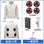Off-white +12v4 fan +12v battery / 2XL/3XL