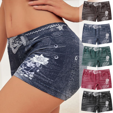 Cross-border plus size European and American-sized women's seamless underwear base wear high elastic comfortable breathable mid-waist boxer shorts