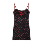 Black suspender dress / S recommended within 45kg