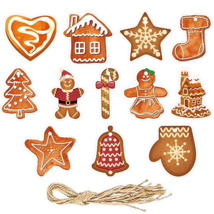 Amazon New Product Party Supplies Christmas Flag Set Christmas Garland Banner Venue Decoration