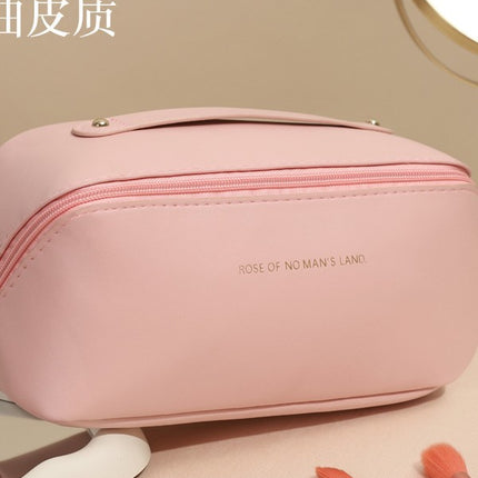 High-End New Style Bag for Women, Large Capacity Pillow-Shaped Cosmetic Bag, Travel Portable, High-Value, Partitioned Storage Bag