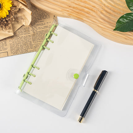Binder storage book A5/A6/A7 color metal custom loose-leaf booklet PVC folder storage book