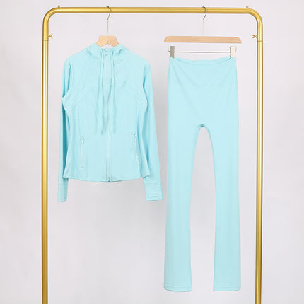 Lulu Df Stand-Up Collar Jacket Short Coat Tight-Fitting Stand-Up Collar Stretch Jacket with Gold Zipper Fitness Yoga Wear