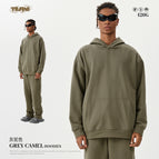 Grey camel-Hoodie / S