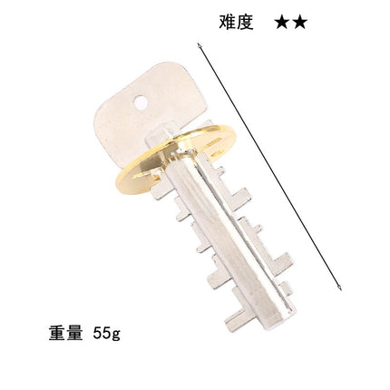 puzzle zinc alloy unlock Kong Ming lock magic alloy educational toys nine-chain intelligence unlock buckle full set