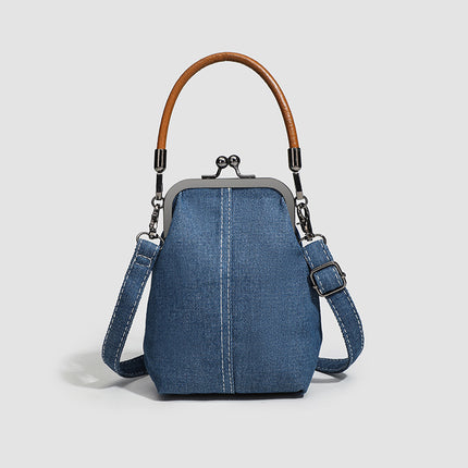 2026 New Original Denim Bag, Mobile Phone Bag, Crossbody Bag, Artistic Handbag, Versatile Commuter Handmade Women's Bag