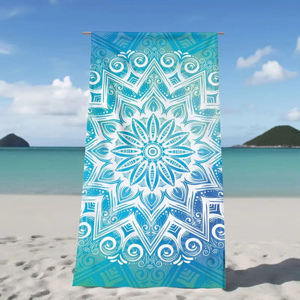 Cross-border Beach Towel Quick-drying Absorbent Beach Towel Microfiber Digital Printing Bath Towel Adult Amazon Plus