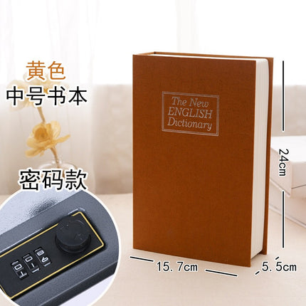 Book Safe Piggy Bank Large Password Box with Lock Banknote Piggy Bank Child Cute Creative Birthday Gift
