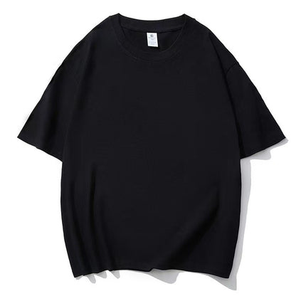 2025 New Fashion Brand Pure Cotton Short-sleeved T-shirt Women's Summer Explosions American-style plus size Women's Loose Shoulder Half Sleeve