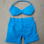 Electric blue suit [4572+short] / XS