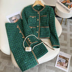 Quilted Coat Skirt / M