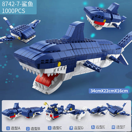 Building Blocks Children's Assembled Toys Educational Girls Boys Lele Brothers 8742 Series Compatible with Lego Cross-Border