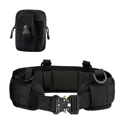 Cross-Border Cobra Buckle Tactical Waist Belt Set Outdoor Multi-Functional Nylon Quick-Release Belt Real-Life Cs Outer Belt