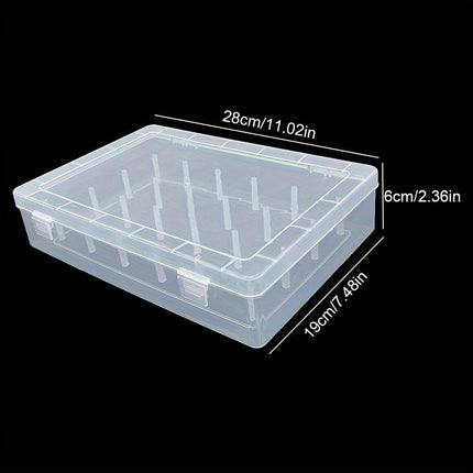 Factory Direct Sales Cross-Border Large-Capacity Sewing Box 42-Axis Needlework Sewing Tool Storage Box Plastic Pp Sewing Storage