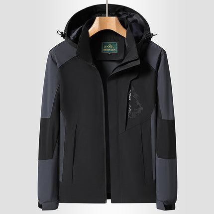 Factory Direct couple outdoor leisure jacket jacket Men's Outdoor color matching waterproof windproof jacket jacket New