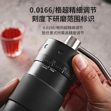 Cross-border hand grinder external adjustment coffee bean grinder stainless steel hand grinder seven star ghost tooth hand punch coffee machine