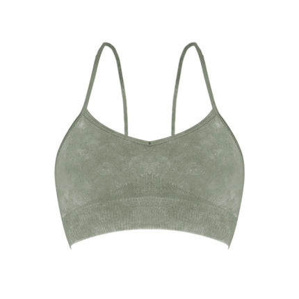 Cross-Border Abdominal Control High Waist Lulu Same Style Yoga Clothes Body Shaping Beautiful Back Nude Yoga Tops Running Bubble Wrap Yoga Clothes